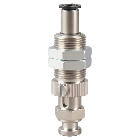 Fipa Spring leveler, torsionally rigid, travel = 6 mm, M6-female 50.086